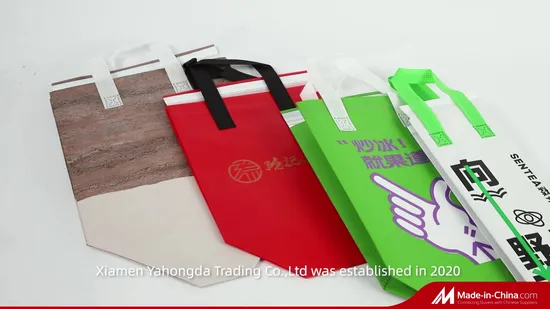 Recycable Non Woven Handbags Gift Shopping Bag