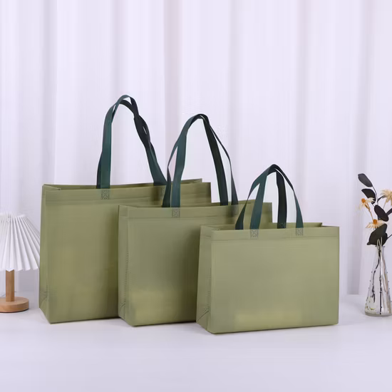 Recycable Non Woven Handbags Gift Shopping Bag
