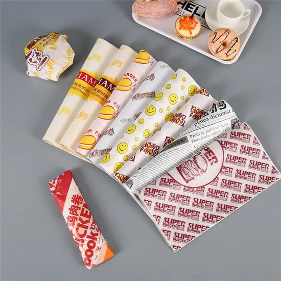 Kebab Burger King Brown Food Paper Folding Device Bag