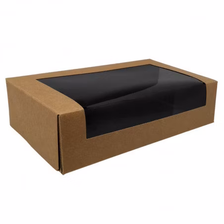 Einweg-Lebensmittelverpackung aus Wellpappe für Hot Dog und Hamburger